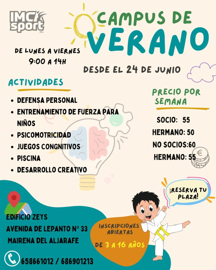 campus de verano taekwondo Mairena del Aljarafe

