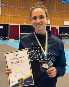 Belén Morán bronce Open Internacional de Taekwondo Suecia